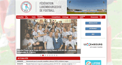 Desktop Screenshot of football.lu