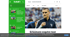 Desktop Screenshot of football.fr