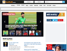 Tablet Screenshot of football.co.uk