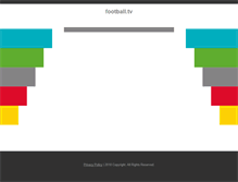 Tablet Screenshot of football.tv